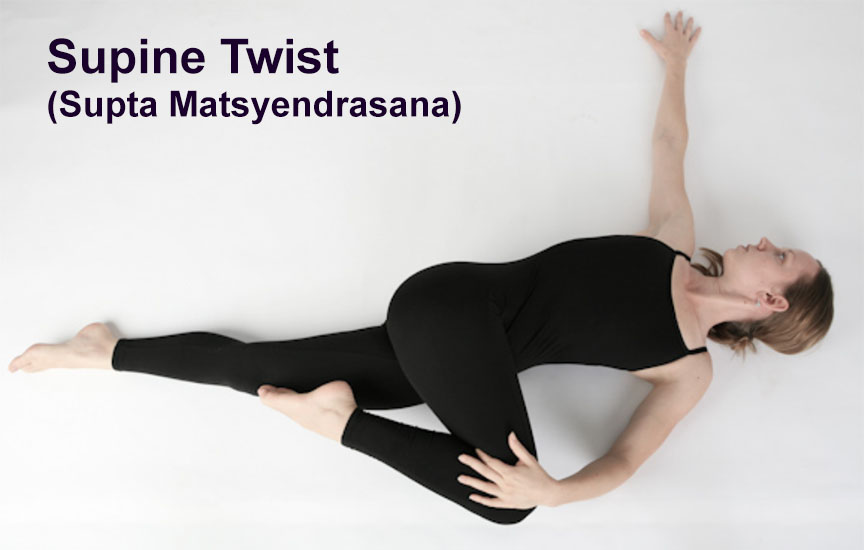 supine twist pose benefits (supta-matsyendrasana)