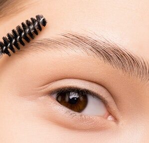 Comb your brows with a spoolie