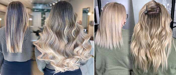 Different Types of Hair Extensions for thin hair